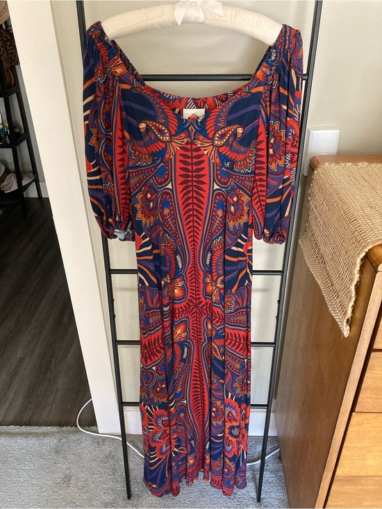FARM Rio Dresses & Skirts - Farm Rio Macaw Arabesque Maxi Dress